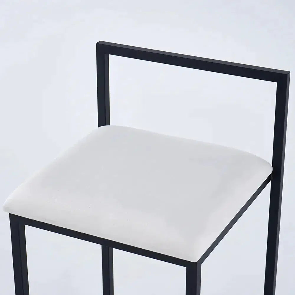 Girona - Tabouret de bar moderne en velours