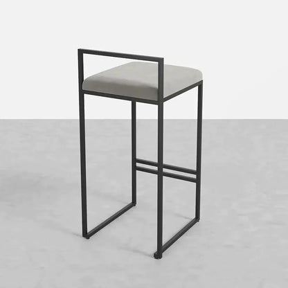 Girona - Tabouret de bar moderne en velours