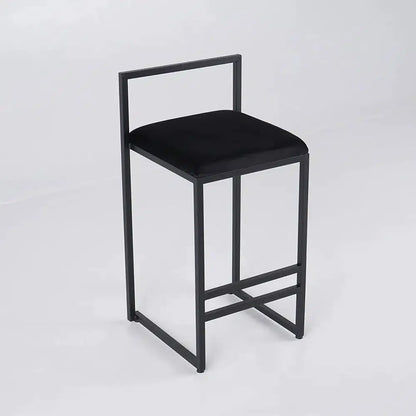 Girona - Tabouret de bar moderne en velours